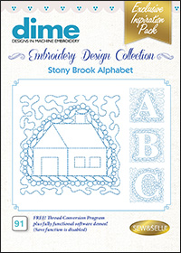 DIME Inspiration Designs - Stony Brook Alphabet