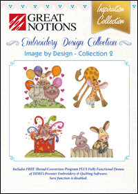 Great Notions Embroidery Designs - Image by Design – Collection 2