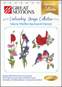 Great Notions Embroidery Designs - Valerie Pfeiffer Backyard Friends