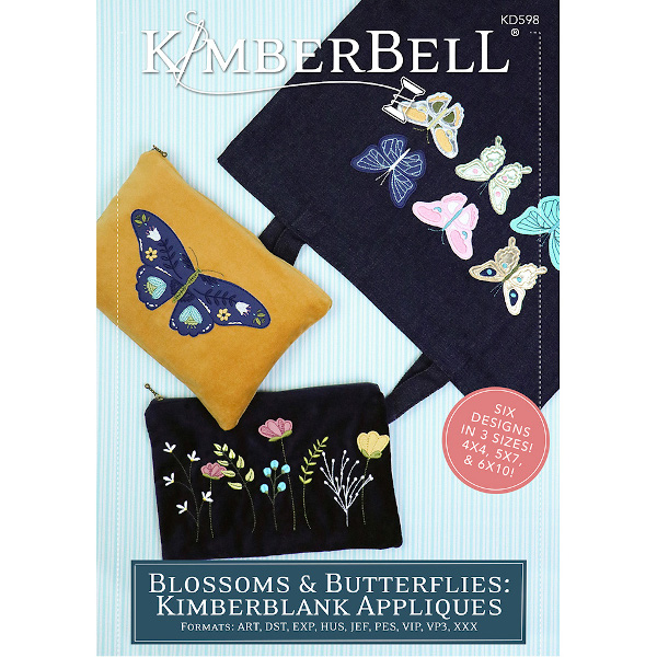 Kimberbell Designs - Blossoms & Butterflies, Kimberblank Appliques