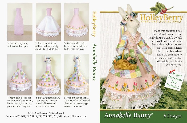 HolleyBerry Annabelle & Bertram Bunny