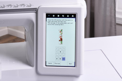 Baby Lock Ursa Embroidery Machine Screen Display